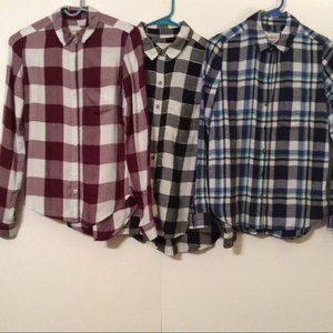 Bundle So Soft Flannel Shirts 2XS 1 Small